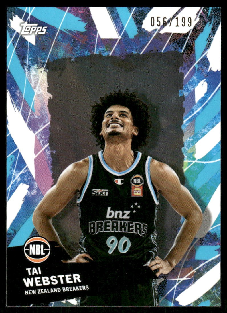 2025-26 Topps NBL Aqua #56 Tai Webster /199 - BSK