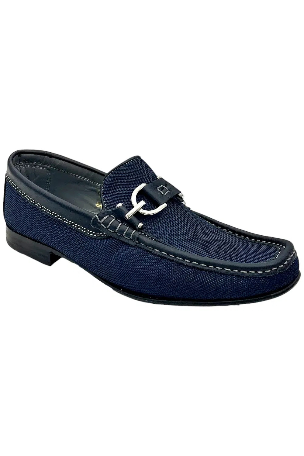 Donald Pliner Mens Dacio Nylon Slip-On Loafer Navy 18290₽