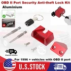 OBD II Port Lock Anti Theft Security Cover Aluminium OBD2 Diagnostic Connector