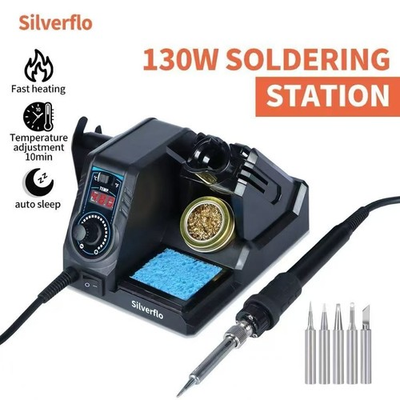 #ad 130W Digital Soldering Station Quick Heat Adjustable Temp Welding Kit PCB DIY $39.49