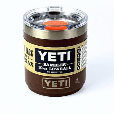 YETI Rambler 10 oz Lowball Wetland's Brown Limited Edition Retired