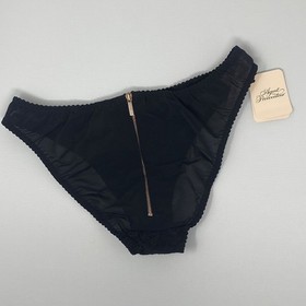 Agent Provocateur Sally Black Zipper Brief AP2 Small New