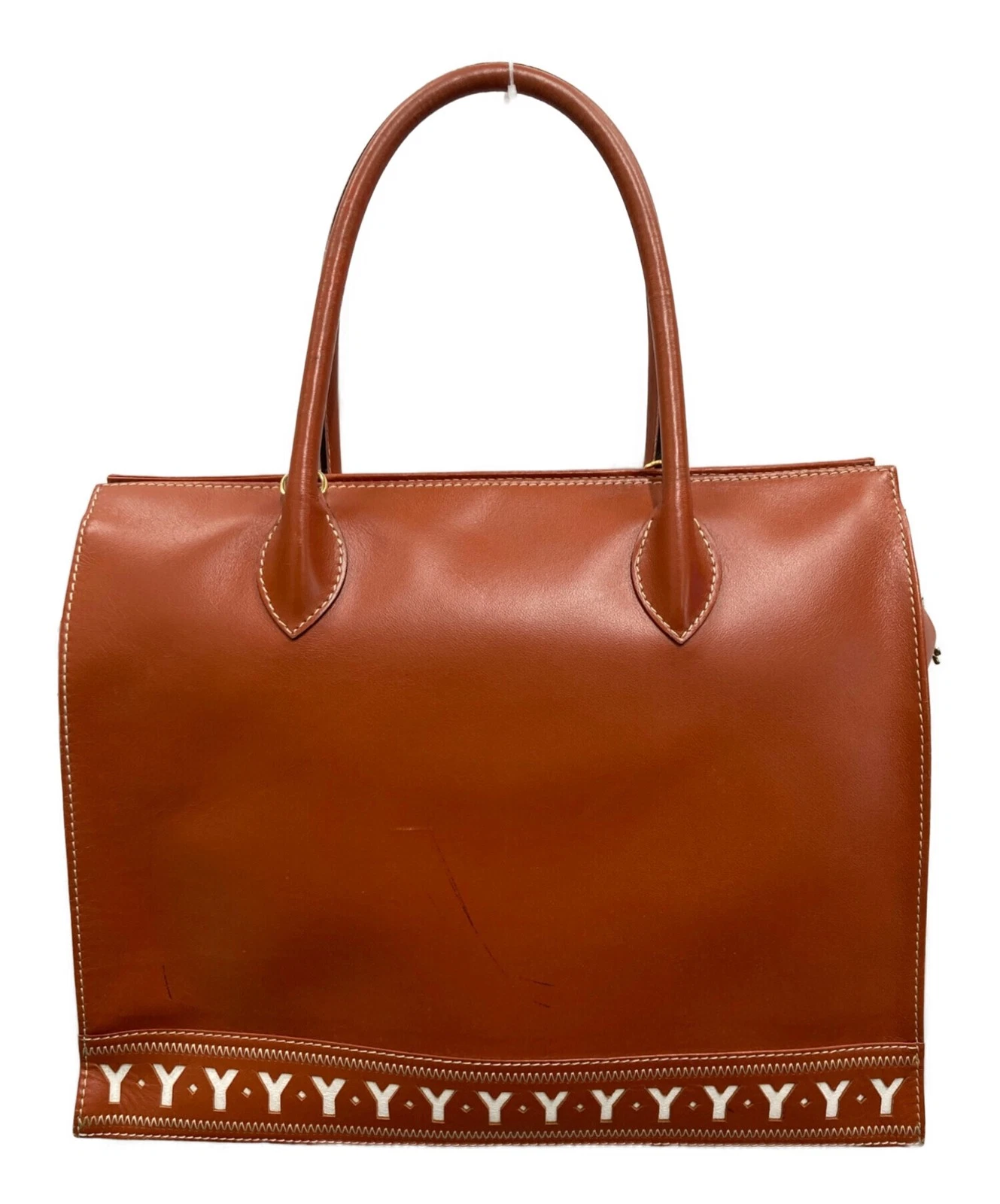 Saint Laurent 2-Way Brown Tote Bag #TFB11136