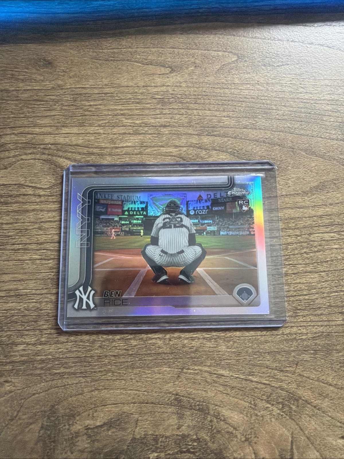 2025 Topps Chrome Update Series BEN RICE Image Variation USC138 Yankees RC