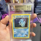 BGS 9.5 Giovanni's Gyarados 5/132 Gym Challenge Holo 1st Ed 2000 English LOW POP