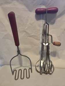 Vintage Potato Masher And Hand Blender