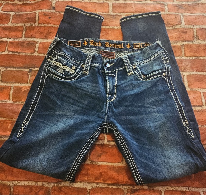 Rock Revival Ercilia Skinny Jeans - Size 30 X 28 Womens