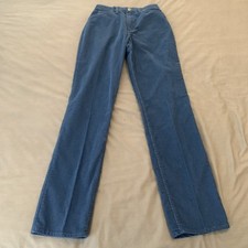 Vintage Wrangler Pants Womens 10 Corduroy High Rise Full Fit Made USA 70s 80s