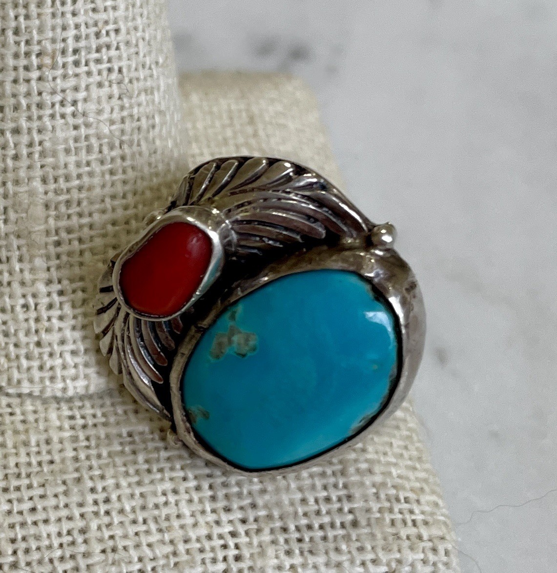 D. Robert Smith Signed SS Ring~ Native American, … - image 7