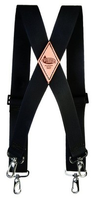 Weaver Leather Arborist Nylon Saddle Suspenders, Black 