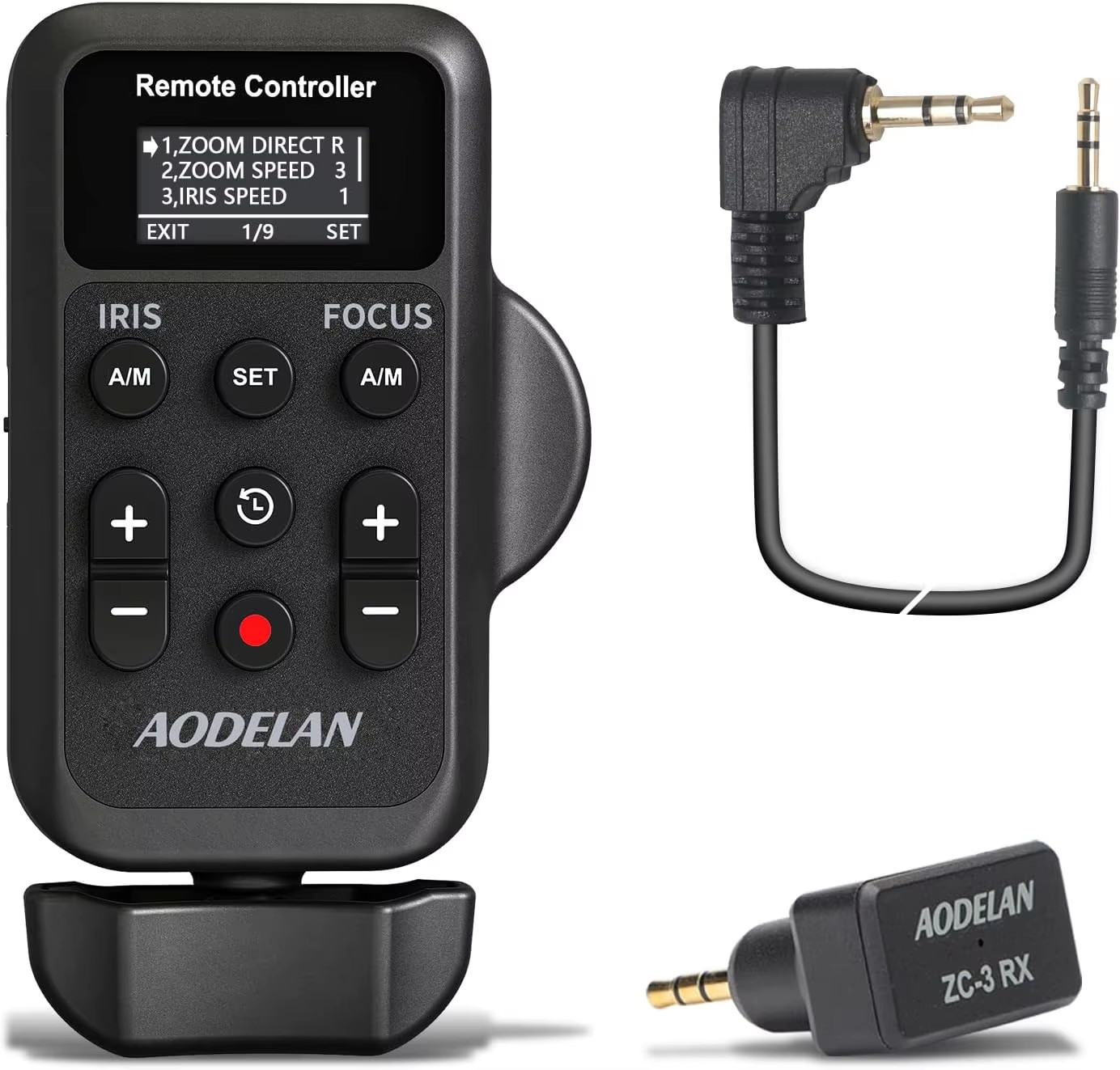 Updated Wireless Camcorder Remote Control Zoom Controller for Canon Sony Lens