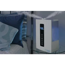 1.29 Gal. Ultrasonic Warm and Cool Mist Humidifier for Rooms up to 600 Sq. Ft...