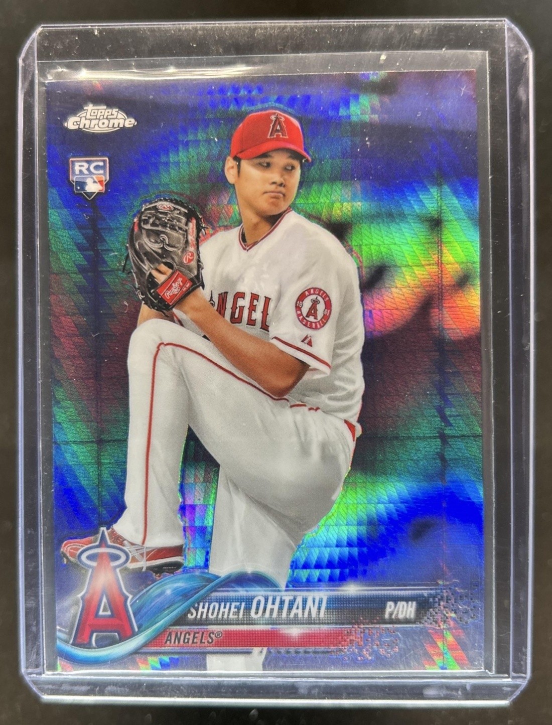 2018 Topps Chrome Shohei Ohtani RC Prism Refractor Rookie #150 Angels