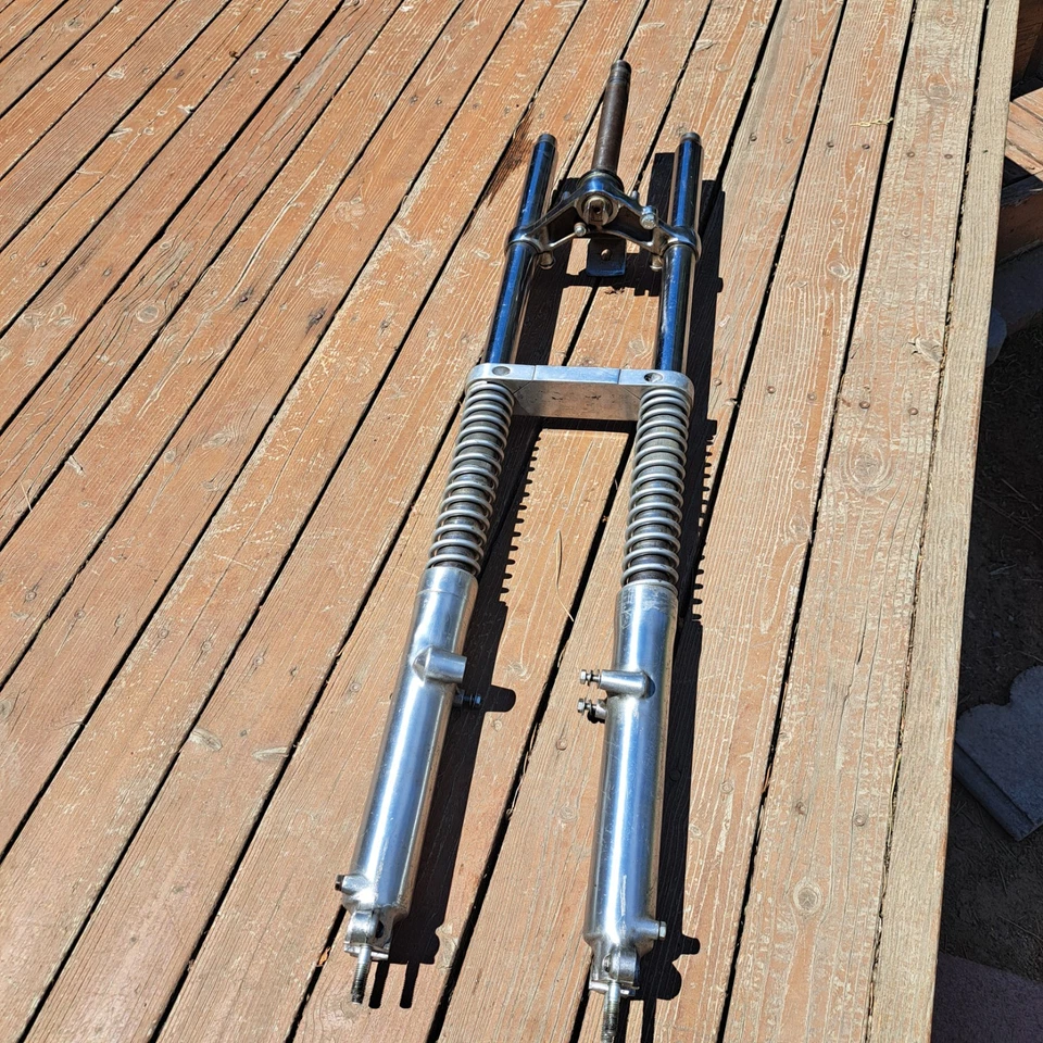 Horquillas delanteras vintage 1972 Honda Motorcycle SL 350 sl350 Bobber Café Racer Foto 4 de 4