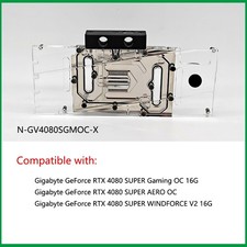Granzon GPU Water Block For Gigabyte GeForce RTX 4080 SUPER Gaming OC 16G