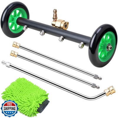 #ad #ad EVEAGE 2 in 1 Undercarriage Pressure Washer Attachment 16quot; Press $83.99