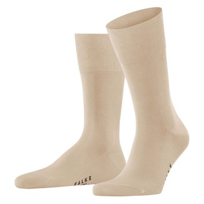 FALKE Herren Socken - Tiago, Strümpfe, Baumwolle, Logo, lang, einfarbig