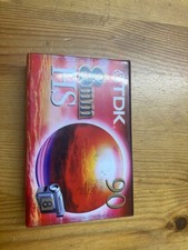 TDK 8MM HS 90 - P5-90HSEN- Camcorder Video Tape 8mm  NEW & SEALED - PAL/SECAM