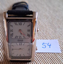 Henkel Quarz Armbanduhr Analog rechteckig silber/schwarz Z. 54