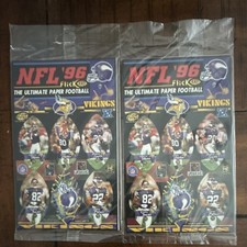 Flick Ball NFL '96 Sports Trading Card Pack Minnesota Vikings Carter Smith