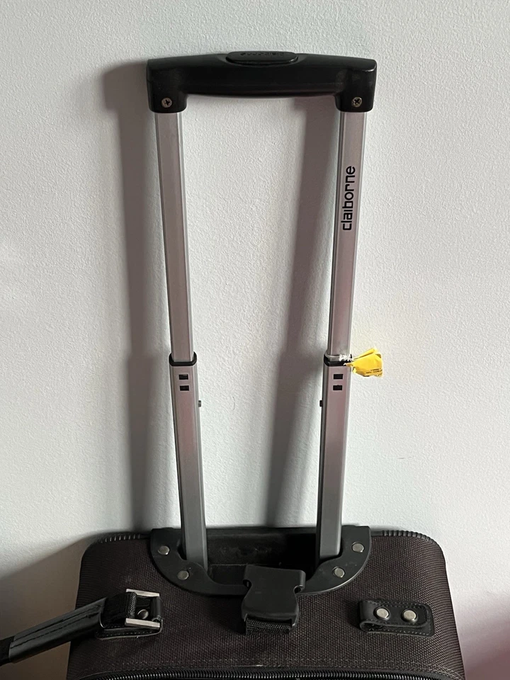 Claiborne Rolling Carry On Suitcase Luggage with Wheels Brown - Image 2 of 4