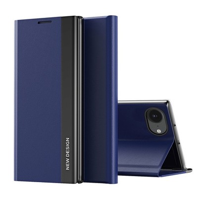 Etui z klapką podstawką na iPhone 16e Sleep Case Pro - niebieskie