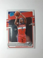 2020-21 Donruss Optic Basketball Rated Rookie Cassius Winston #198 RC Wizards