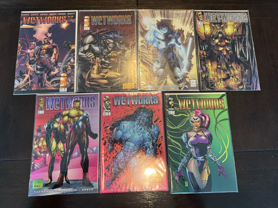 Wetworks Comic Books ($1.95) Lot, Issues - 1,2,3,6,9,14,15 - Image 2 of 3
