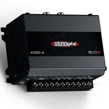 SOUNDIGITAL 400.4 EVO 6 NEWEST MODEL MOTORCYCLE COMPACT 4-CHANNEL AMPLIFIER