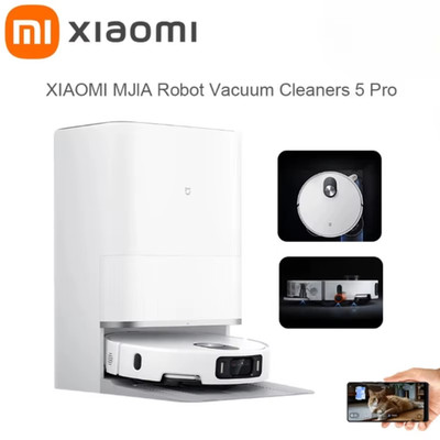 MIJIA OMNI 5 Pro Vaccum+Mop Smart Home AI Surveillance and Dirt Removal 23000PA