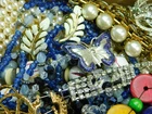 Vintage & Mod Some Signed Costume Jewelry Lot Small Priority Box FULL #131