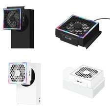 Console Cooling Fan for Series Cooling System with 2 USB Port  Light