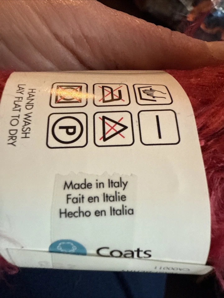 NEW 5 Skeins Moda-Dea Dream Yarn Raspberry  3773 Nylon/Acrylic Medium 4 93 yards - Image 4 of 4