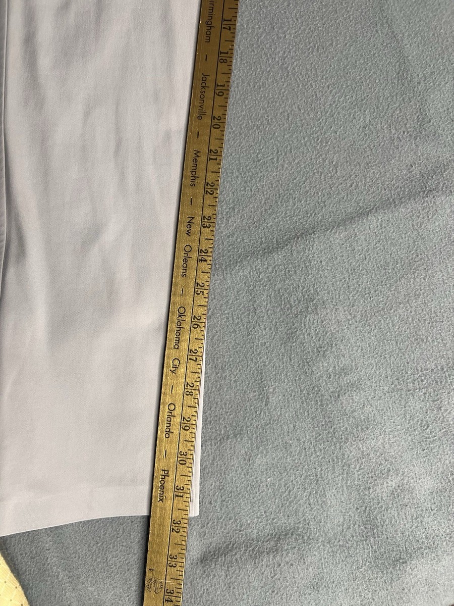 Theory Raffi Slim Fit Men’s Pants Size 28 Light Gray Dress Casual Trousers View 3