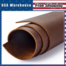 Genuine Leather Tooling Sheets 1.8-2.0MM Thick 8x12 Dark Brown Cowhide
