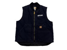 Vintage Carhartt Quilt-Lined Artic Vest  Midnight Blue  V02 MDT Men  s L C 