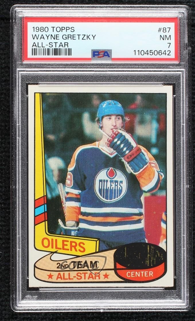 1980-81 Topps All Star Wayne Gretzky #87 PSA 7 HOF 1ar2