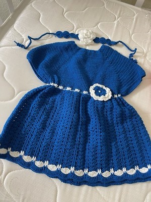 Handmade Crochet Girl Dress