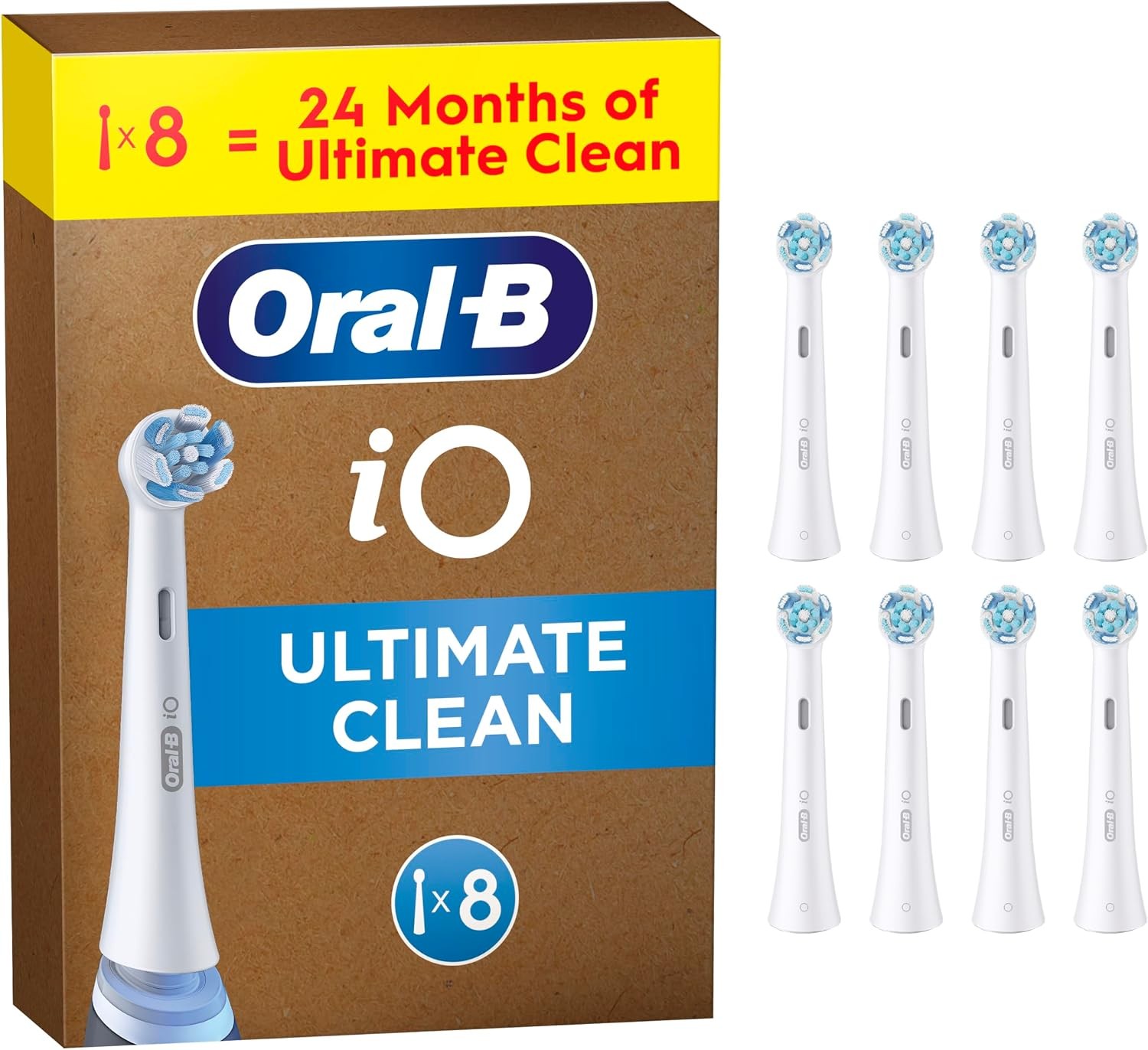 Oral-B iO Ultimate Clean ORIGINAL Electric Toothbrush Head, Oral B Electric Toot - Image 2
