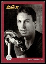 1991 Studio Greg Gagne Minnesota Twins #84