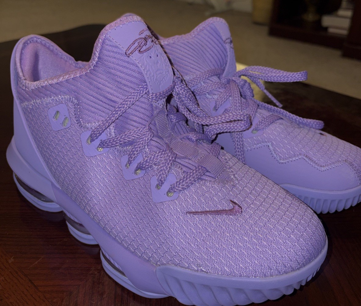 Size 8.5 - Nike LeBron 16 Low Atomic Purple for sale online | eBay