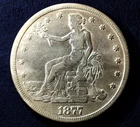 1877 S Silver Trade Dollar