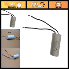 250VAC 25uF Motor Run Capacitor CBB60 2 Wires 25MFD 34x67mm UL Listed