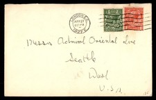 Mayfairstamps England 1927 London to Seattle WA USA Cover aax_75379