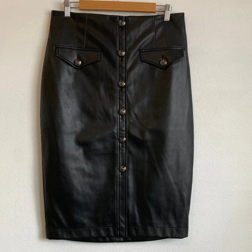 Faux Leather A-Line Skirts for Women for sale | eBay