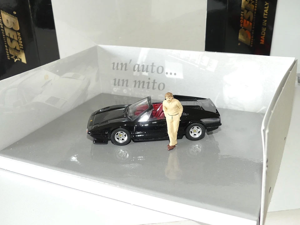 FERRARI 308 GTS ROSBERG'S CAR 1982 Noir BEST 200303 1:43 - Photo 2/3