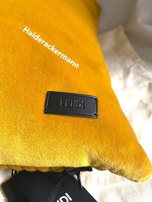 Fendi Casa 2020 logo cushion for home mania monster kan i Fendi Casa 2020 logo cushion for home mania monster kan i