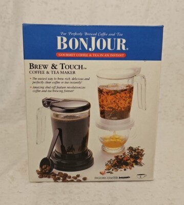 BonJour Brew & Touch Coffee & Tea Maker Hot Or Iced 16oz 