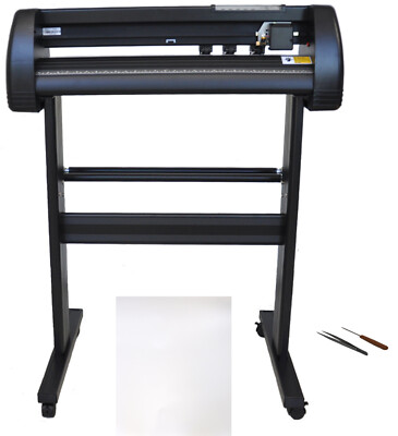 Heavy Duty 28'' Vinyl Plotter Cutter Machine Cutting PU Vinyl Car Wrap Decal