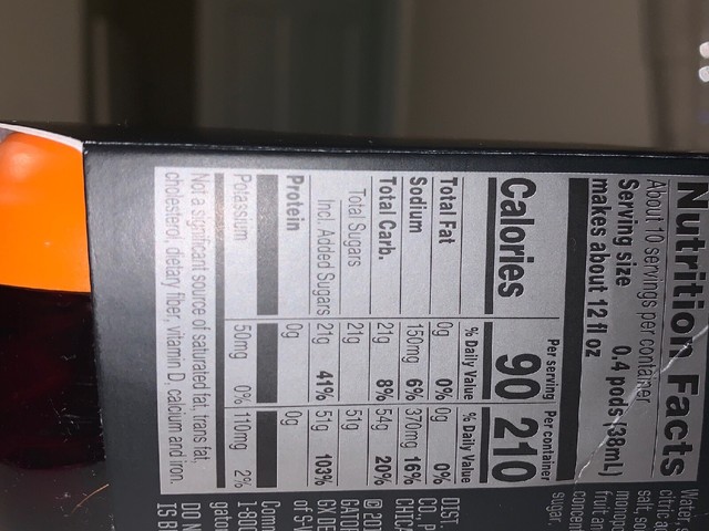 Gatorade GX Pods Fruit Punch One 4Pack NEW Very Hard to